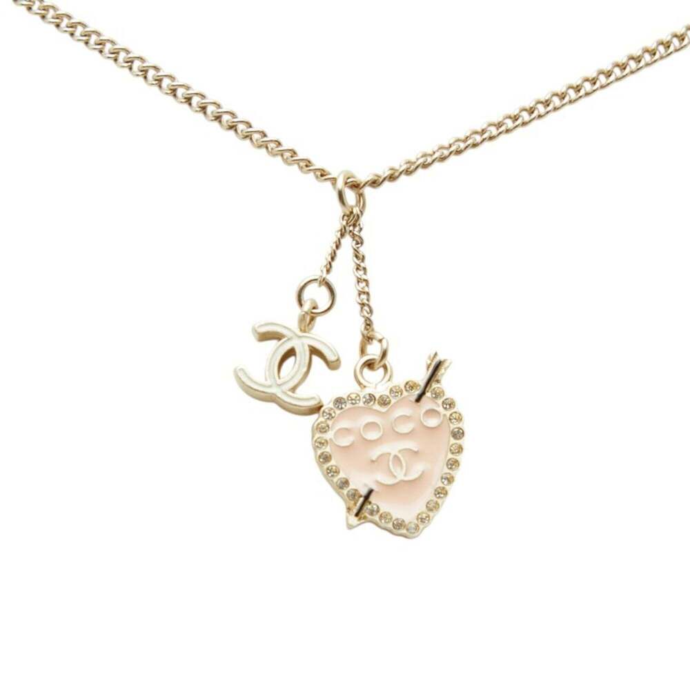 CHANEL Authentic Pink Logo Necklace - Picture 2 of 7